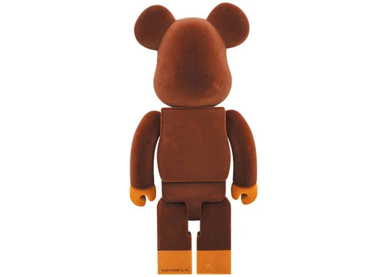 Bearbrick x Bape Baby Milo Flocky Ver. 100% & 400% Set