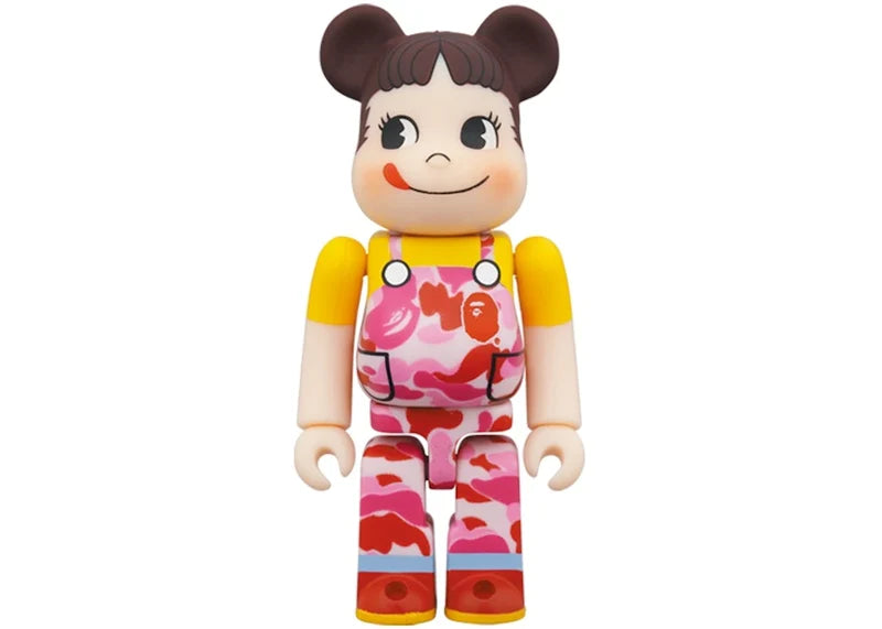 Bearbrick x BAPE Peko-chan 100% & 400% Set Pink Camo