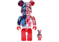 Bearbrick x Bape x Mika Ninagawa Shark 100% & 400% Set Pink