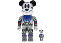 Bearbrick x Billionaire Boys Club x Mickey Mouse Astronaut 100% & 400% Set Multicolor