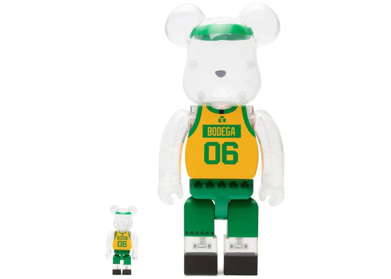 Bearbrick x Bodega x NBA Worldwide Respect Boston Celtics 100% & 400% Set
