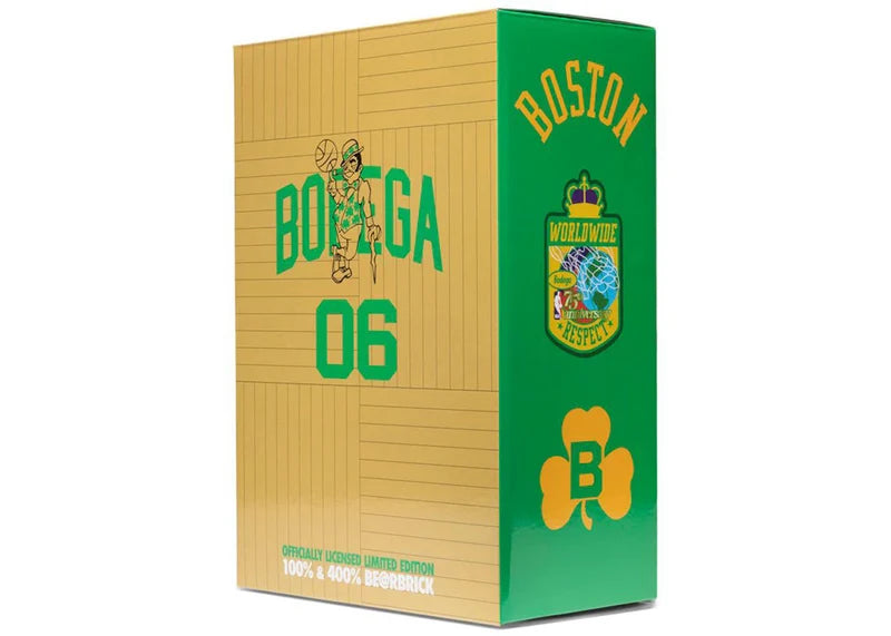 Bearbrick x Bodega x NBA Worldwide Respect Boston Celtics 100% & 400% Set