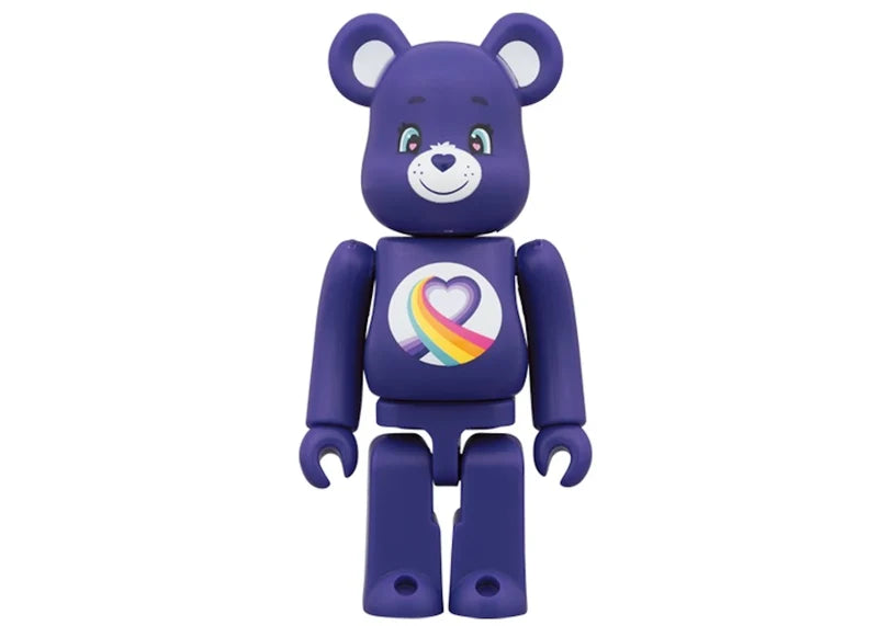 Bearbrick x Care Bears Rainbow Heart Bear 100% & 400% Set