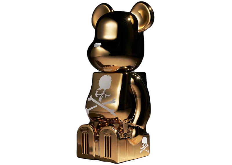 Bearbrick x Cleverin x Mastermind 200% Air Freshener Figure Gold