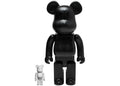 Bearbrick x CLOT Royale Silk 100% & 400% Set Black/White