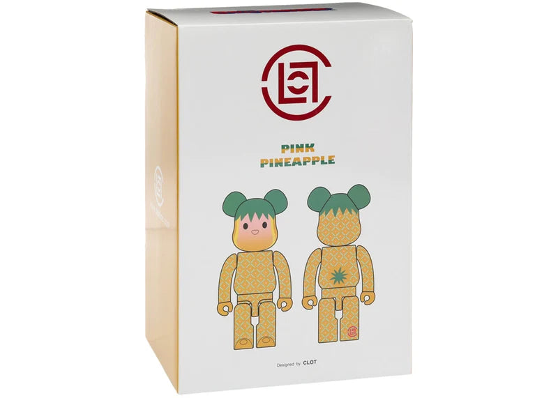 Bearbrick x CLOT Summer Fruits Pink Pineapple 100% & 400% Set