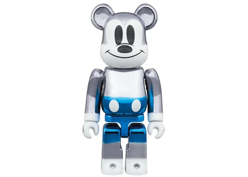 Bearbrick x Disney Fragmentdesign Mickey Mouse 100% & 400% Set Blue Ver.