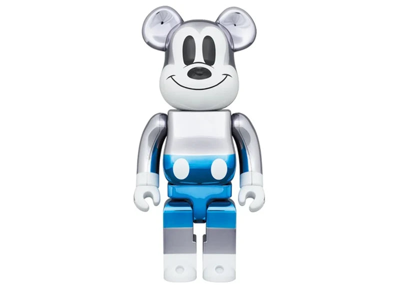 Bearbrick x Disney Fragmentdesign Mickey Mouse 100% & 400% Set Blue Ver.