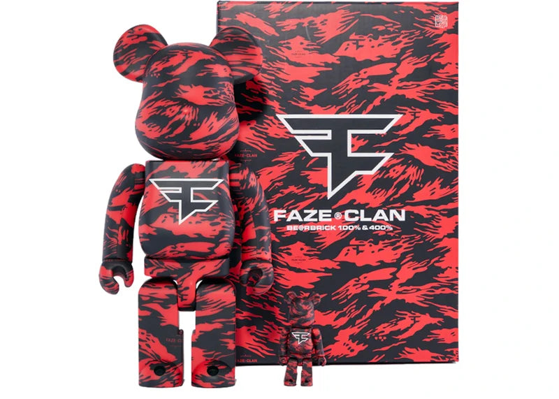 Bearbrick x Faze Clan 100% & 400% Set
