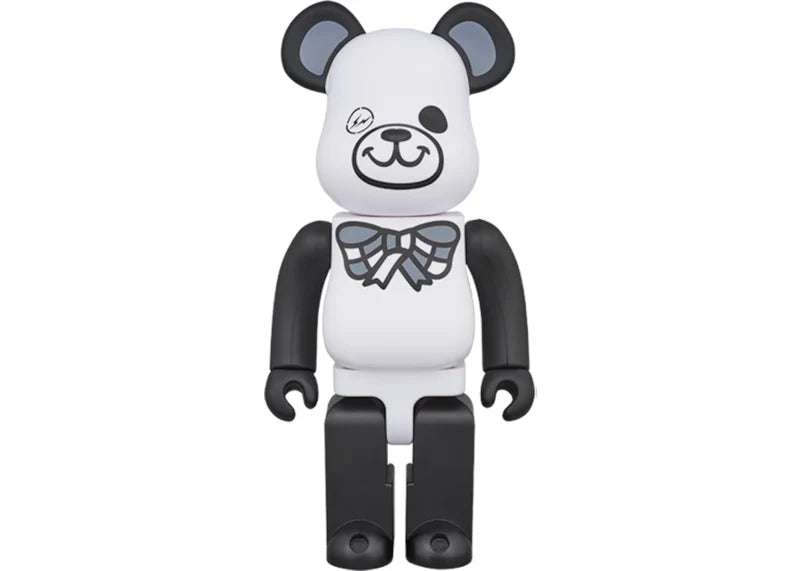 Bearbrick x Freemasonry x Fragment 100% & 400% Set White