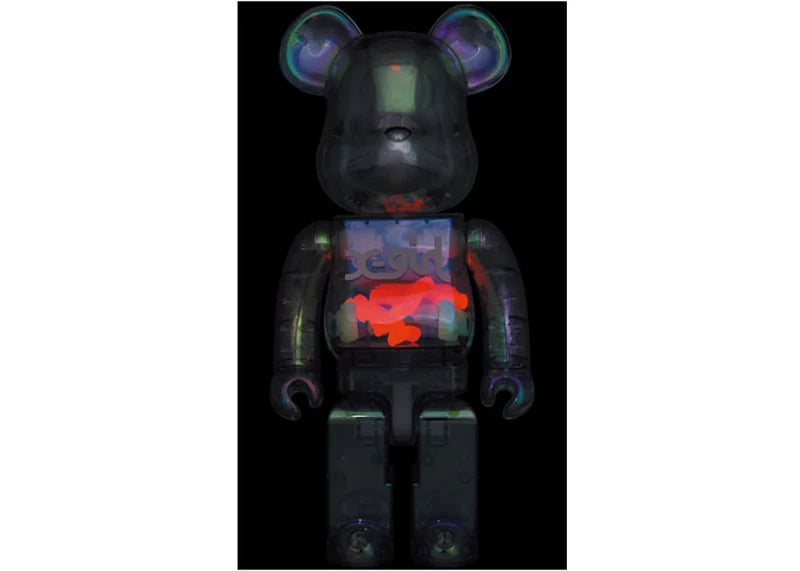 Bearbrick X-girl 2021 Blue 100% & 400% Set