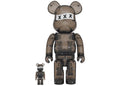 Bearbrick x GOD SELECTION XXX 100% & 400% Set Clear Black