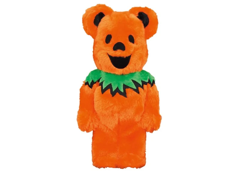 Bearbrick x Grateful Dead Dancing Bear Costume Ver. 400% Orange