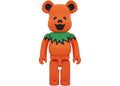 Bearbrick x Grateful Dead Dancing Bears 1000% Orange