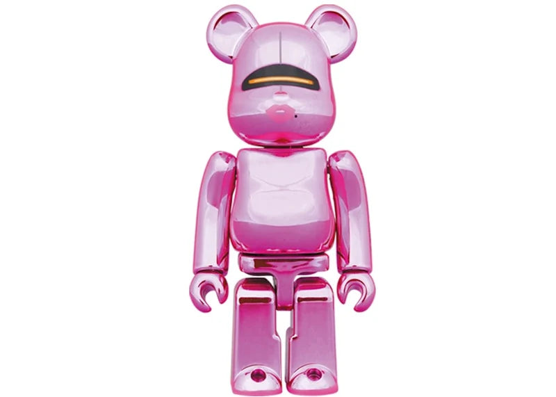 Bearbrick x Hajime Sorayama x 2G 100% & 400% Set Pink Gold Ver.