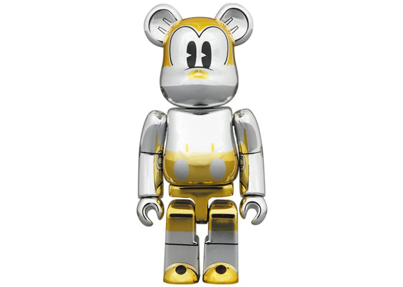 Bearbrick x Hajime Sorayama x Disney Future Mickey (2G Exclusive) 100% & 400% Set