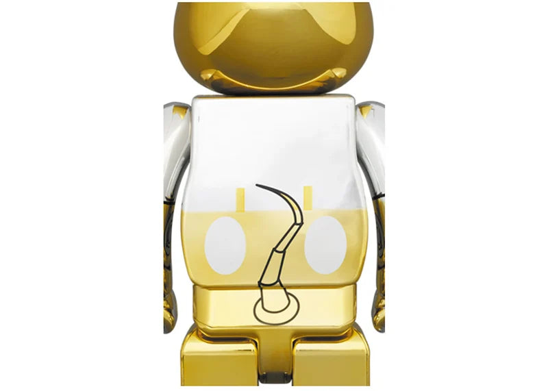 Bearbrick x Hajime Sorayama x Disney Future Mickey (2G Exclusive) 100% & 400% Set