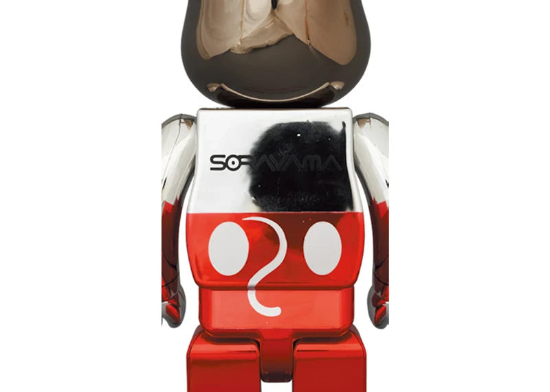 Bearbrick x Hajime Sorayama x Disney Future Mickey Mouse (2nd Color Ver.) 100% & 400% Set