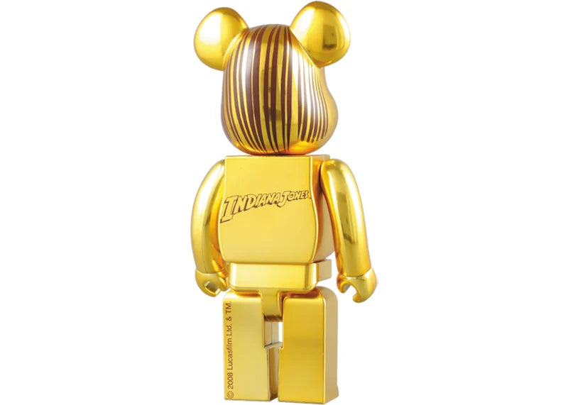 Bearbrick x Indiana Jones Golden Idol 400% Gold