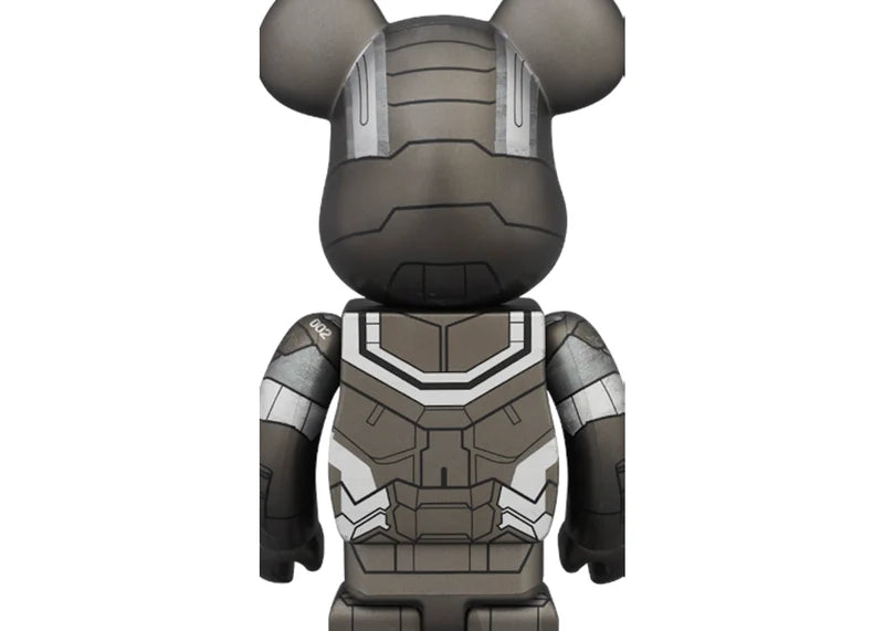 Bearbrick x Iron Man War Machine 400% Silver