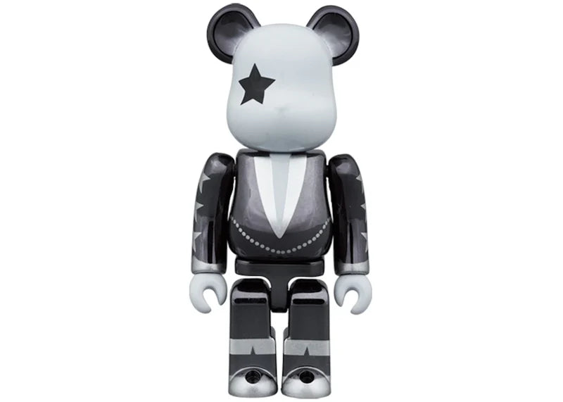 Bearbrick x KISS Star Child 100% & 400% Set Chrome Ver.