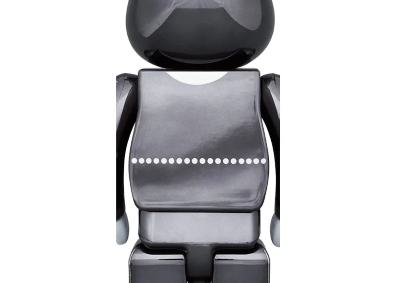Bearbrick x KISS Star Child 100% & 400% Set Chrome Ver.