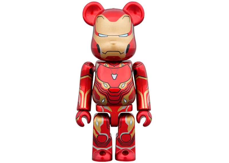 Bearbrick x Marvel Iron Man Mark 50 100% & 400% Set