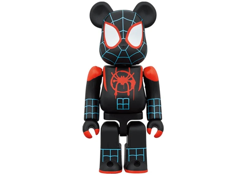 Bearbrick x Marvel Spider-Man: Into the Spider-Verse Miles Morales 100% & 400% Set