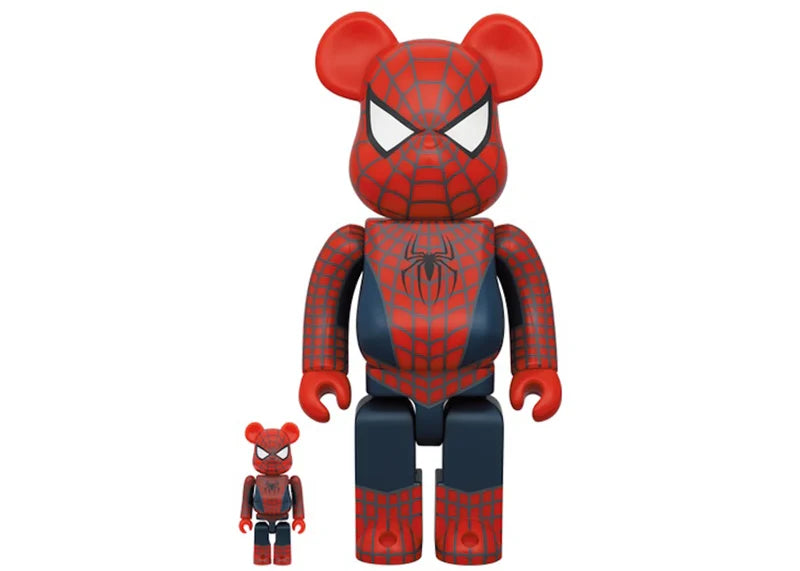 Bearbrick x Marvel Spider-Man No Way Home Friendly Neighborhood Spider-Man 100% & 400% Set