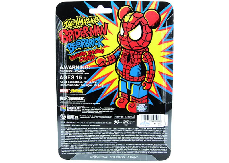 Bearbrick x Marvel Spider-Man (Universal Studios Japan Exclusive) 100%