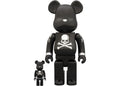 Bearbrick x mastermind Black and Silver 100% & 400% Set Black/Silver