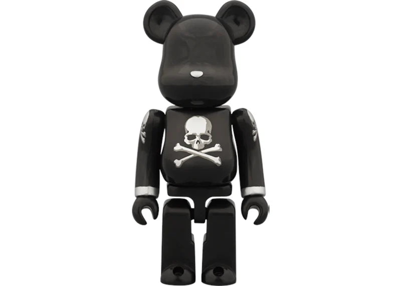 Bearbrick x mastermind Black and Silver 100% & 400% Set Black/Silver