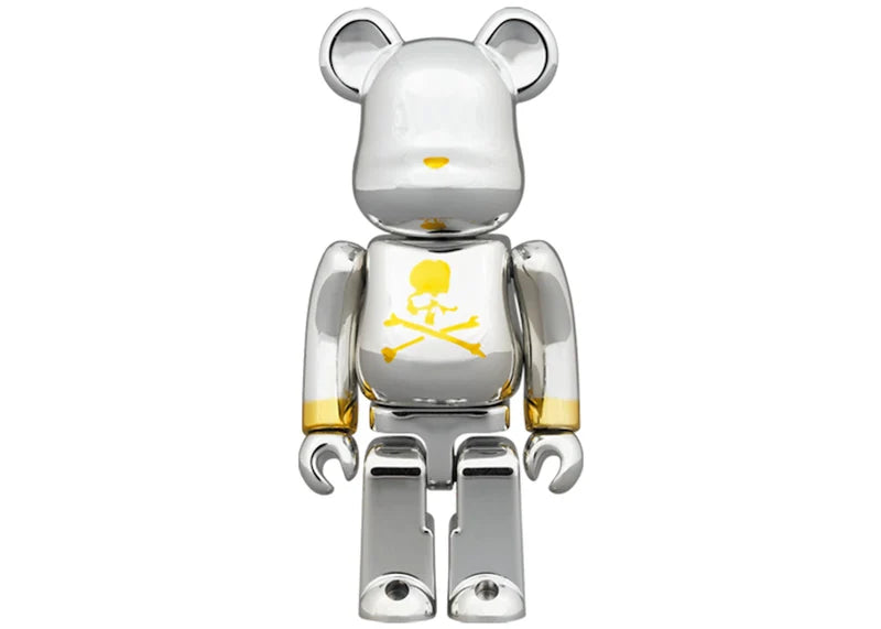 Bearbrick x mastermind JAPAN 100% & 400% Set Silver