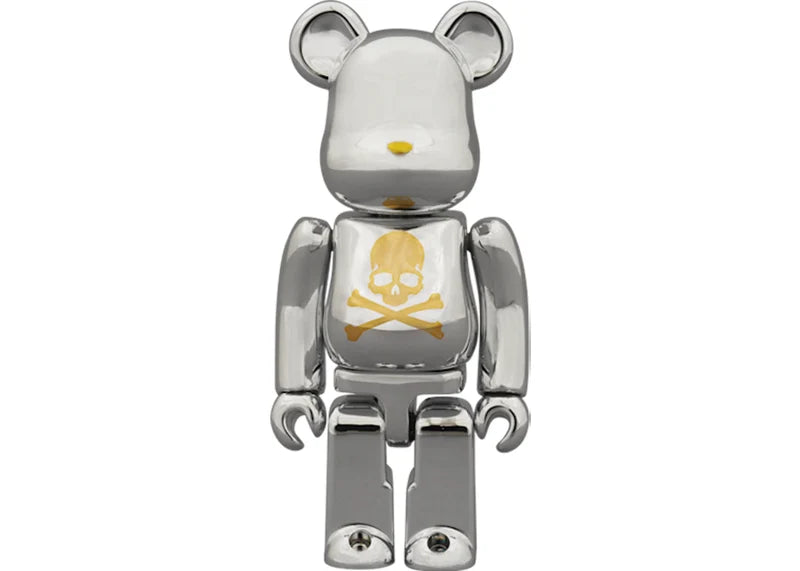 Bearbrick x mastermind Japan Chrome 400% Chrome