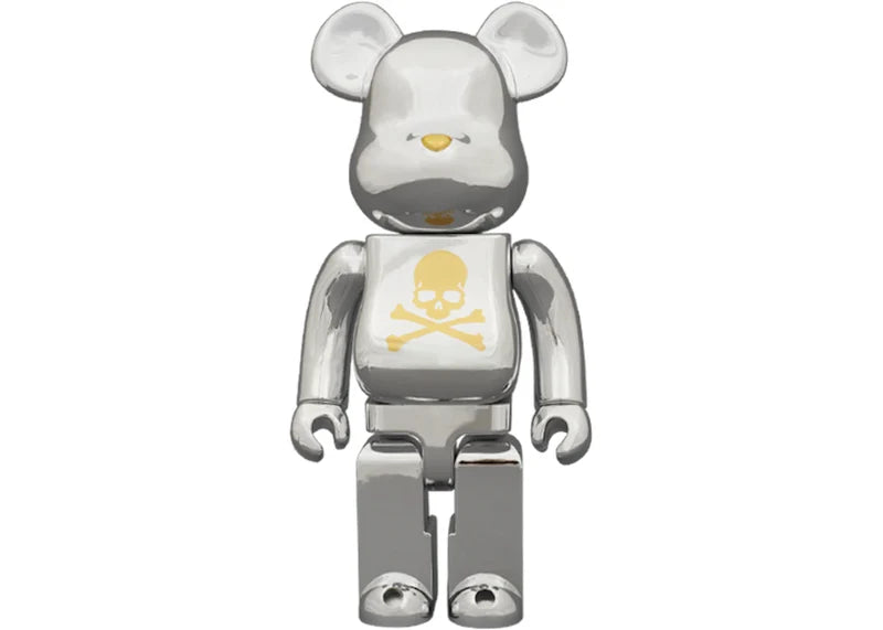 Bearbrick x mastermind Japan Chrome 400% Chrome