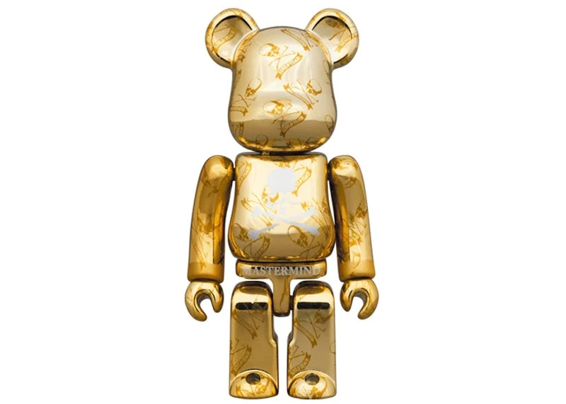 Bearbrick x Mastermind World 100% & 400% Set Gold