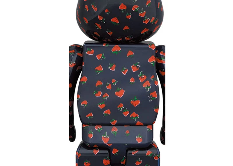 Bearbrick x MUVEIL Strawberry Pattern 100% & 400% Set
