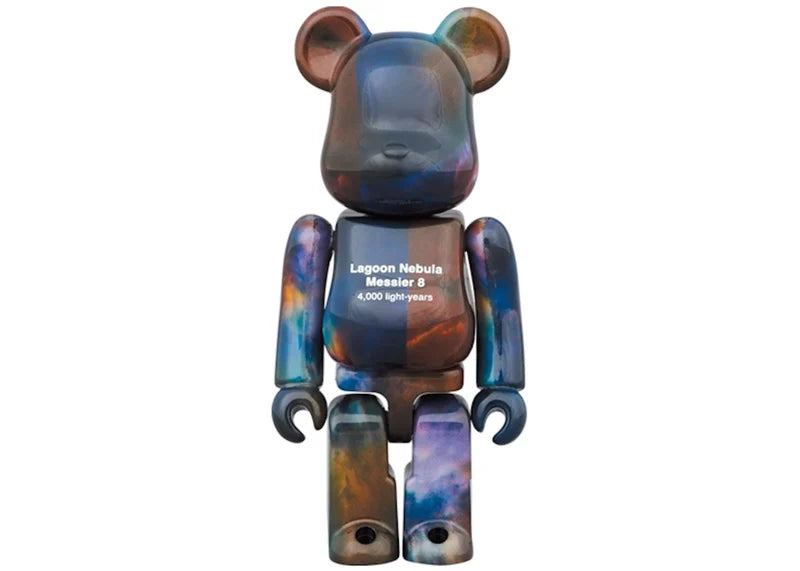 Bearbrick x NASA Hubble Space Telescope Lagoon Nebula (Messier 8) 100% & 400% Set