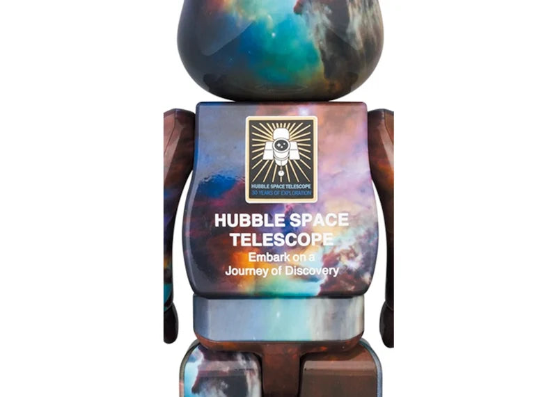 Bearbrick x NASA Hubble Space Telescope Lagoon Nebula (Messier 8) 100% & 400% Set