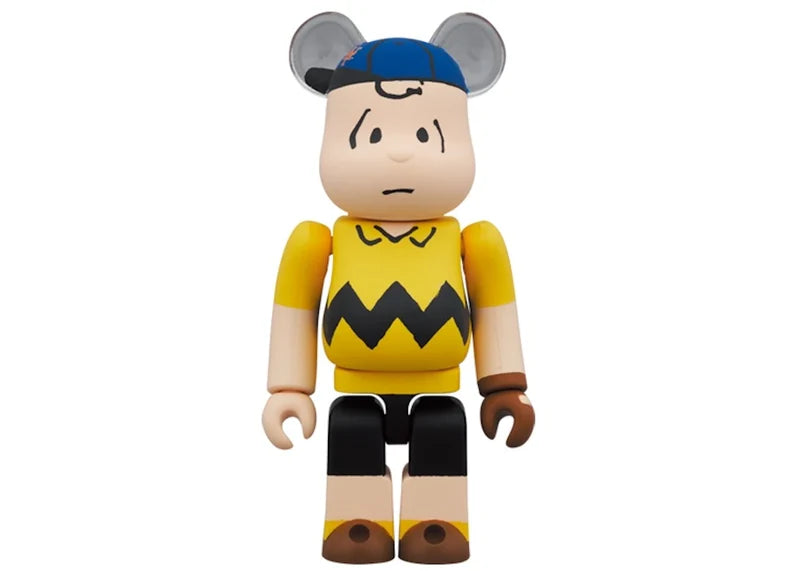 Bearbrick x Peanuts x MLB New York Mets Charlie Brown 100% & 400% Set
