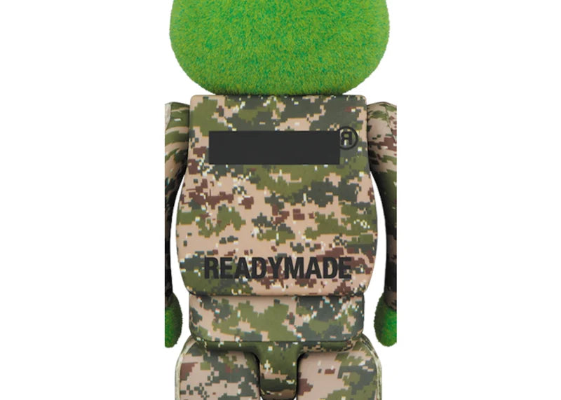 Bearbrick x READYMADE x FCReal Bristol 100% & 400% Set Green Multicolor