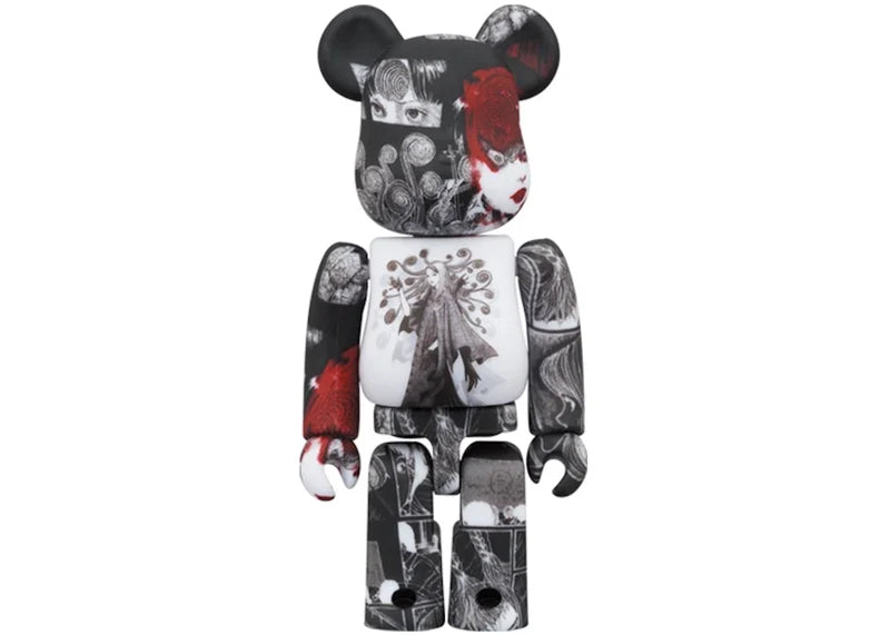 Bearbrick x S'YTE x Junji Ito Uzumaki 100% & 400% Set
