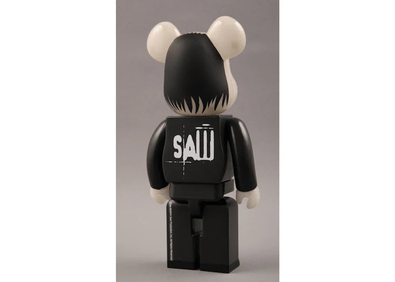 Bearbrick x SAW Doll Glow In The Dark Version 400% Black