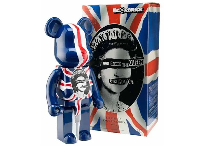 Bearbrick x Sex Pistols God Save The Queen (Version 2) 1000% Multi