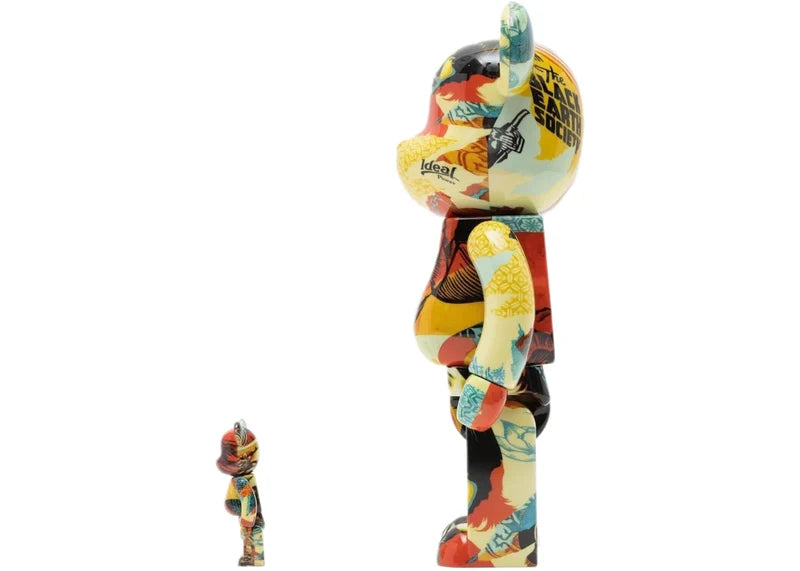 Bearbrick x Shepard Fairey Obey DesignerCon 2022 Exclusive 100% & 400% Set