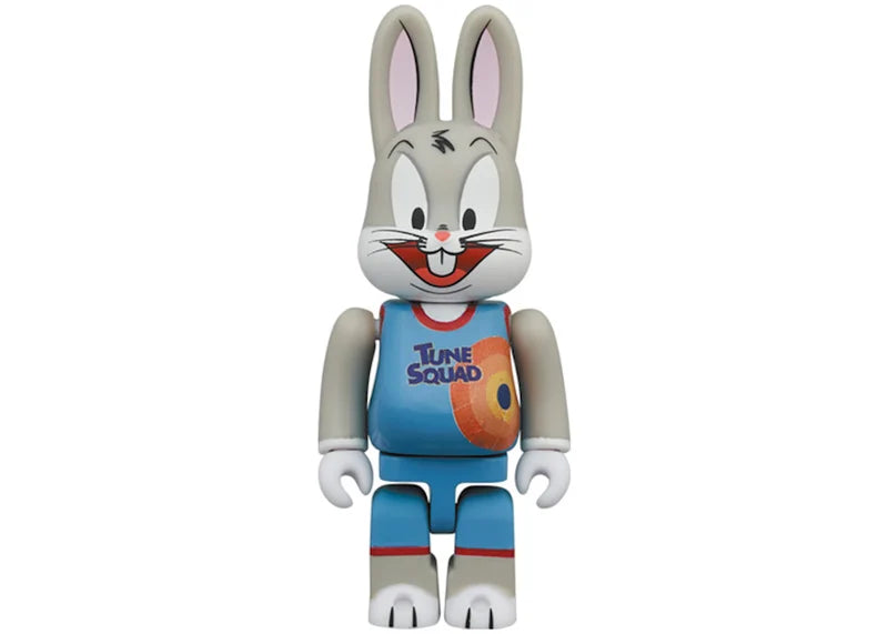 Bearbrick x Space Jam: A New Legacy Rabbrick Bugs Bunny 100% & 400% Set Grey