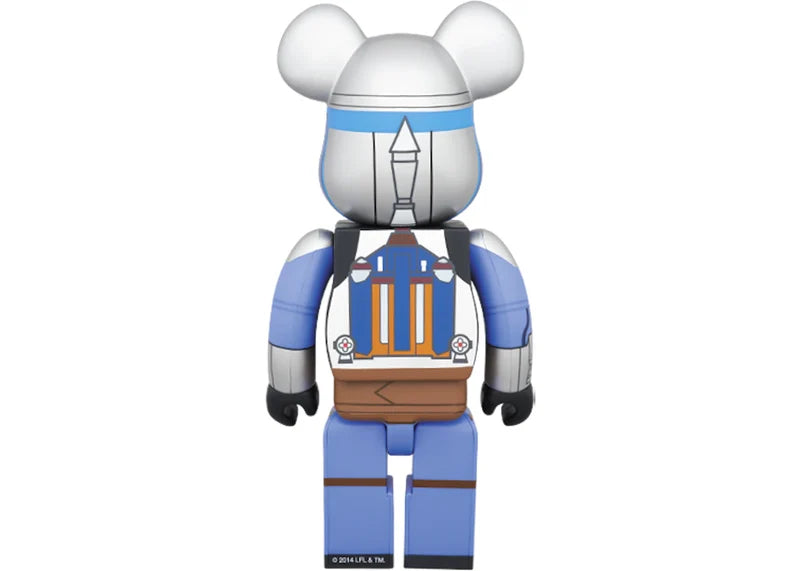 Bearbrick x Star Wars Jango Fett 400% Blue/ Silver