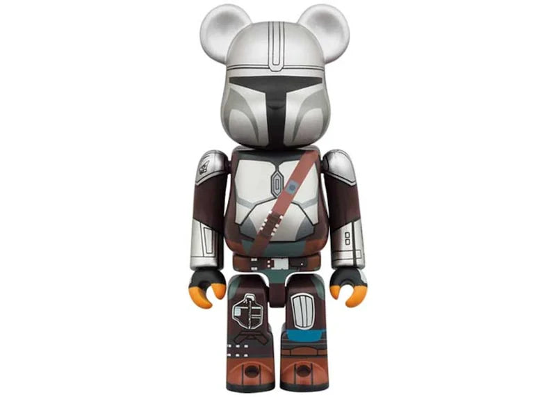 Bearbrick x Star Wars The Mandalorian Beskar Armor 100% & 400% Set