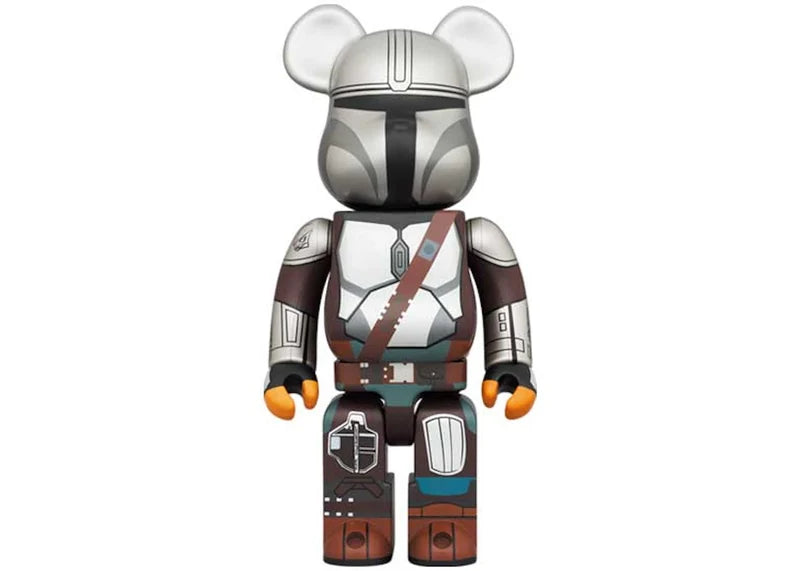 Bearbrick x Star Wars The Mandalorian Beskar Armor 100% & 400% Set
