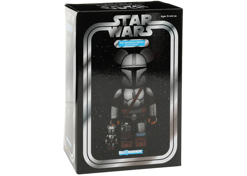 Bearbrick x Star Wars The Mandalorian Beskar Armor 100% & 400% Set